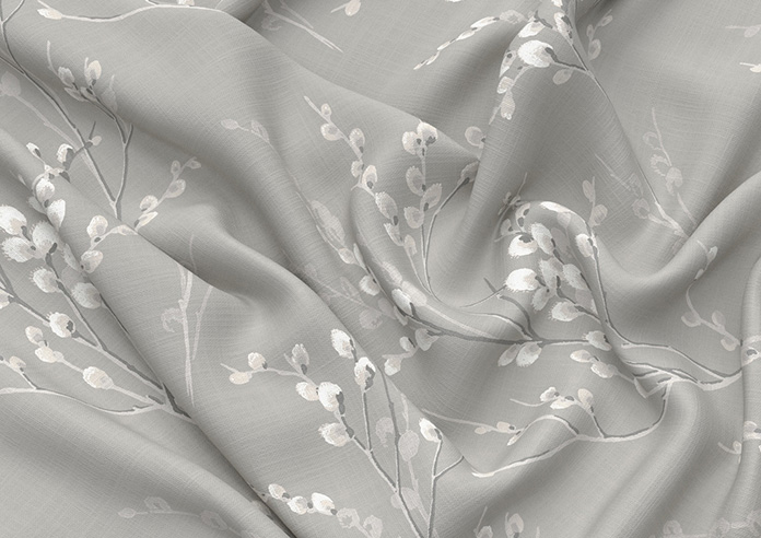 Laura Ashley Pussy Willow, Steel - Roman Blind - Image 4